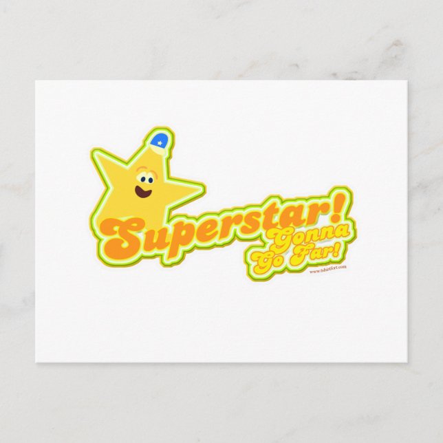 Cartão Postal Superstar! (Frente)