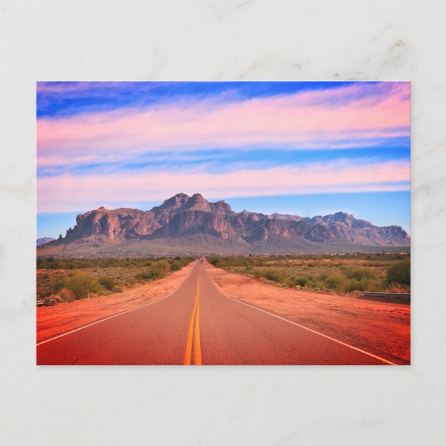 Cartão Postal Superstition Mountain, AZ (Frente)