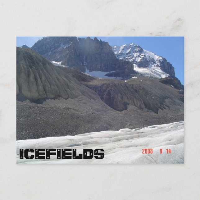 Cartão Postal Supervisionando a geleira (Frente)