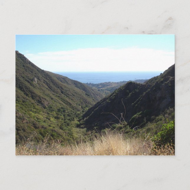 Cartão Postal Supervisionando o Oceano Pacífico (Frente)