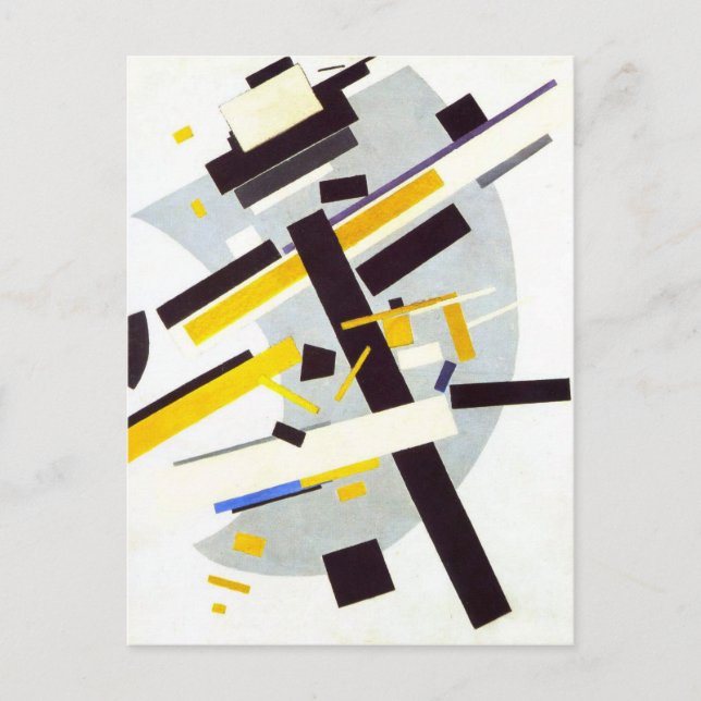 Cartão Postal Suprematismo de Kazimir Malevich (Frente)
