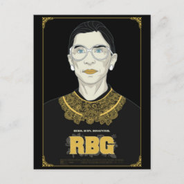 Cartão Postal Supremo Tribunal de Justiça Ruth Bader Ginsburg