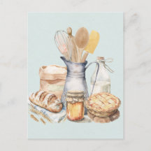 Suprimentos de Cozinha Aquarela Utensílios de Pada
