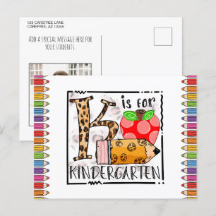 Cartão Postal Suprimentos Escolares Personalizados