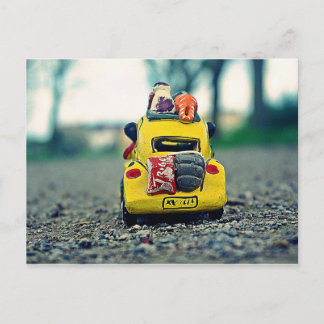 Cartão Postal Sur la route des vacances.