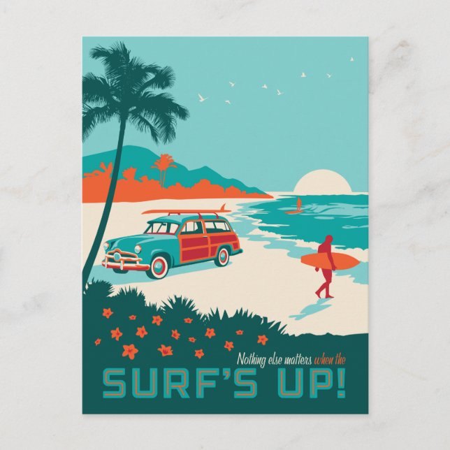 Cartão Postal Surf (Frente)