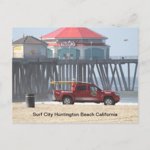 Cartão Postal Surf City California
