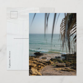 Cartão Postal Surfando em Taghazout Marrocos