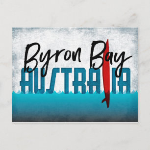 Cartão Postal Surfe no Outdoor da Byron Bay Austrália