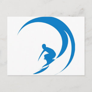 Cartão Postal Surfer