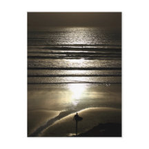 Surfer Sunset em Polzeath