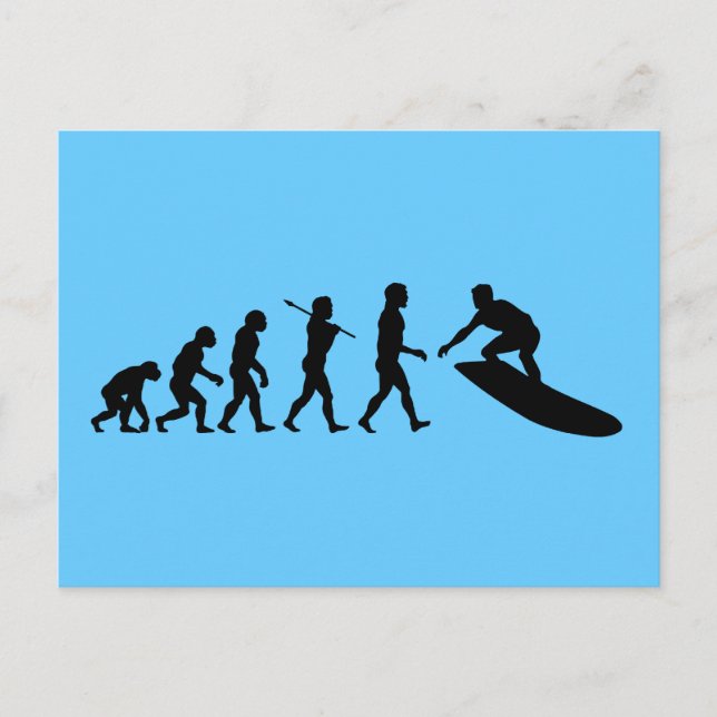 Cartão Postal Surfer Surfing Sport (Frente)