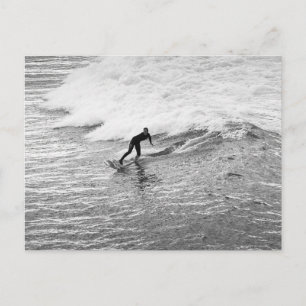 Cartão Postal Surfista de Newquay