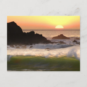 Cartão Postal Surfista solar