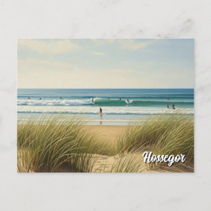 Cartão Postal Surfistas de praia Hossegor France
