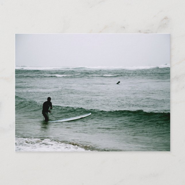 Cartão Postal Surfistas na costa norte (Frente)