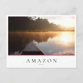 Cartão Postal Surgimento da floresta amazônica no Peru