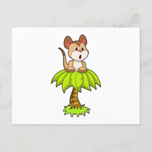 Cartão Postal Suricata com Árvore