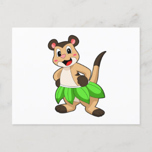 Cartão Postal Suricata na Dança de Ballet