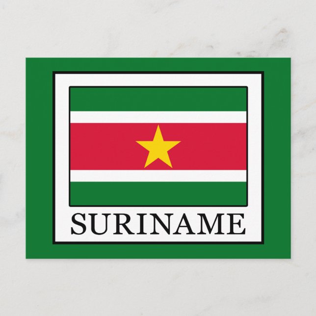 Cartão Postal Suriname (Frente)