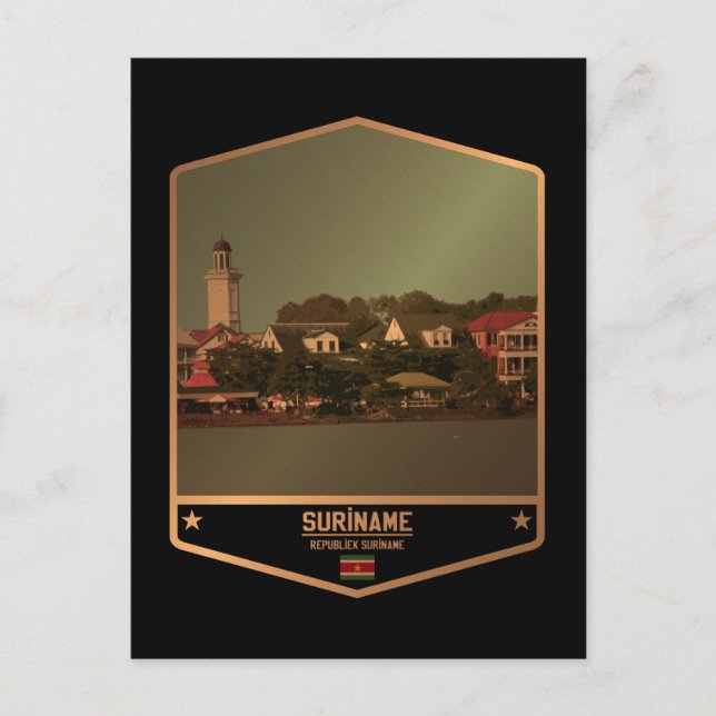 Cartão Postal Suriname (Frente)