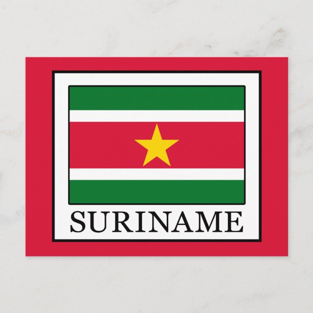 Cartão Postal Suriname (Frente)