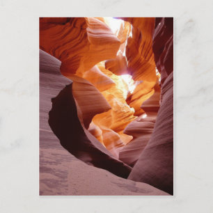 Cartão Postal Surpreendente Arizon Antelope Canyon