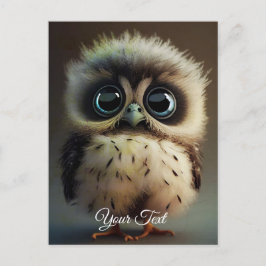 Cartão Postal Surpreendido Owlet.