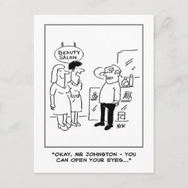 Cartão Postal Surpresa no Salão de Beleza
