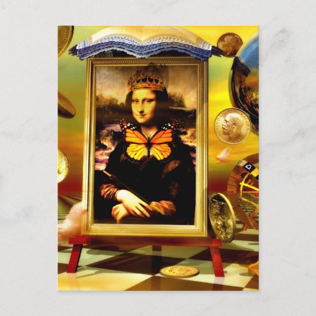 Cartão Postal Surrealismo Abstrato (Frente)