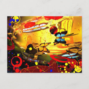 Cartão Postal Surrealismo Abstrato