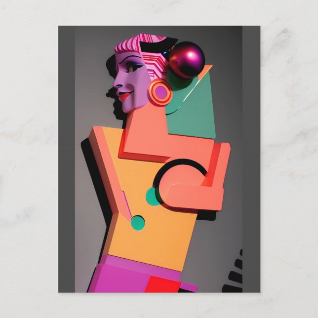 Cartão Postal Surrealismo do Baffia Ken Gage (Frente)