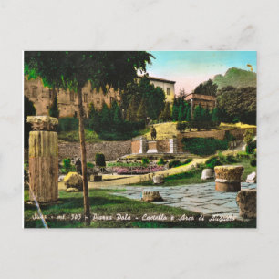 Cartão Postal Sus, castelo e arco de Augusto