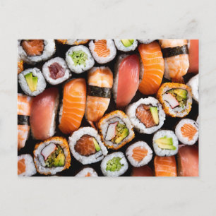 Cartão Postal Sushi