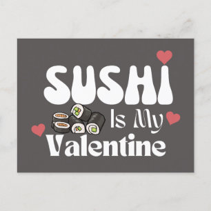 Cartão Postal Sushi É Meu Namorados