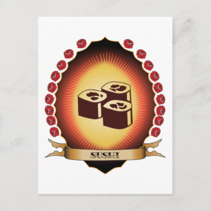 Cartão Postal Sushi Mandorla