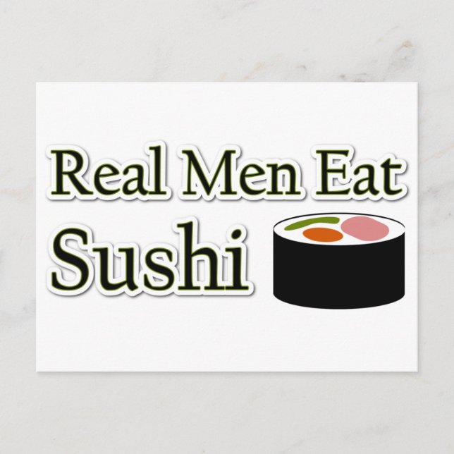 Cartão Postal Sushi Say (Frente)