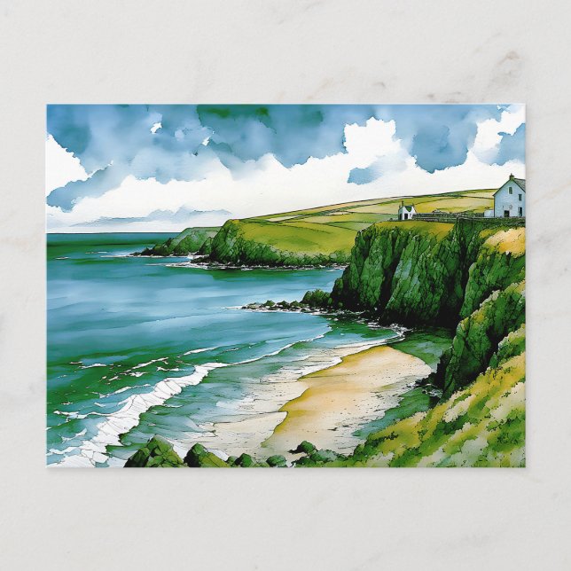 Cartão Postal Sussuros do Mar Céltico (Frente)