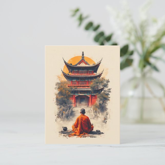 Cartão Postal Sussurros da Pagoda (Em pé/Frente)
