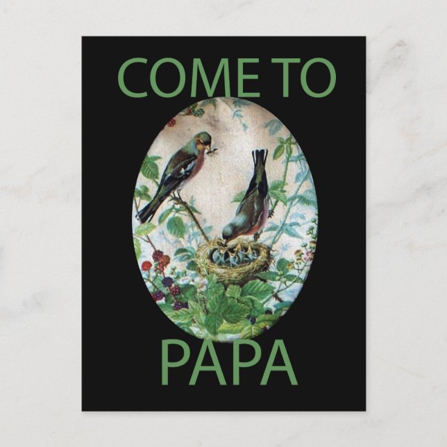 Cartão Postal Sustentando o Bando: Capturando o Nurturando o Par (Frente)