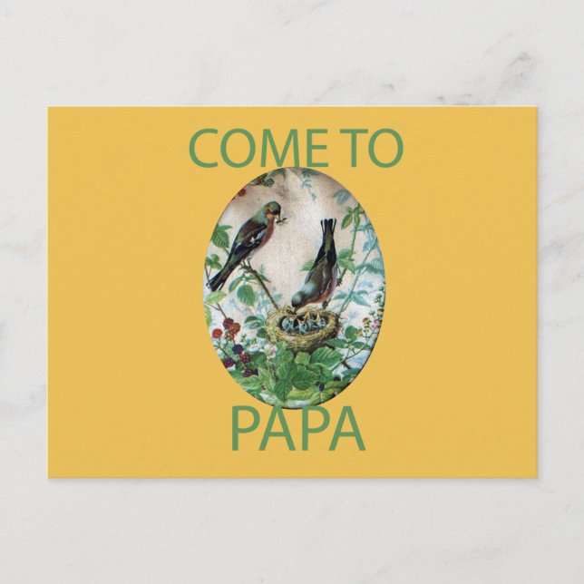 Cartão Postal Sustentando o Bando: Capturando o Nurturando o Par (Frente)