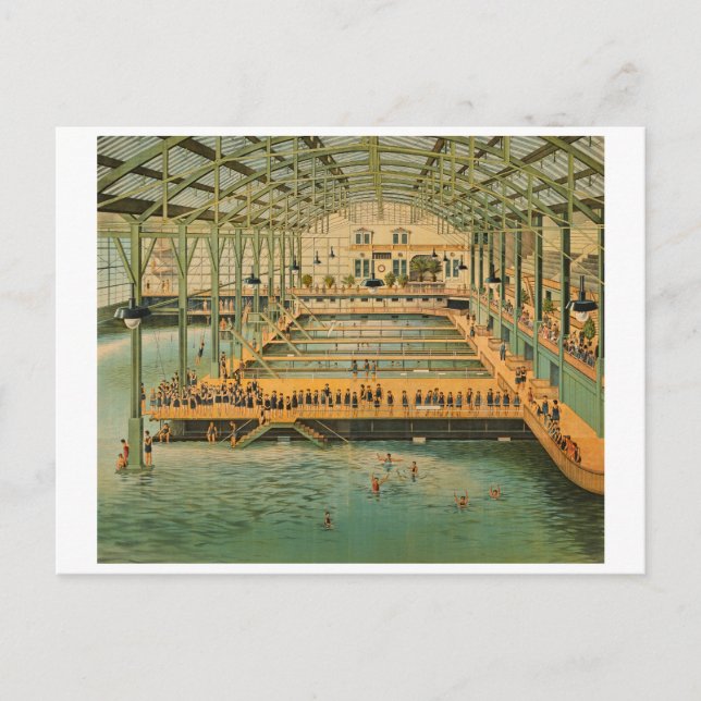 Cartão Postal Sutro Baths San Francisco California 1885 (Frente)