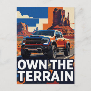 Cartão Postal SUV Premium Off Road Domina o Terreno