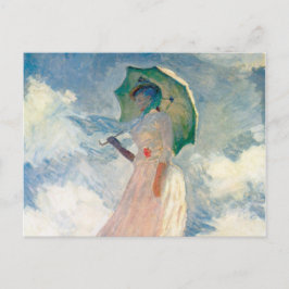 Cartão Postal Suzanne Hoschedé, filha de Hoschedé, segunda espos