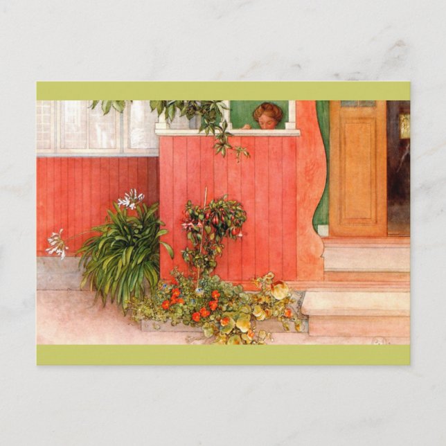 Cartão Postal Suzanne no patamar (Frente)