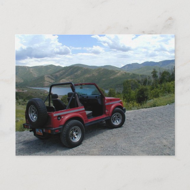 Cartão Postal Suzuki Samurai 1987 (Frente)