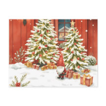 Svensk tomte. Jul kort