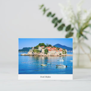Cartão Postal Sveti Stefan
