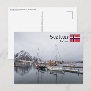 Cartão Postal Svolvaer Ilhas Lofoten