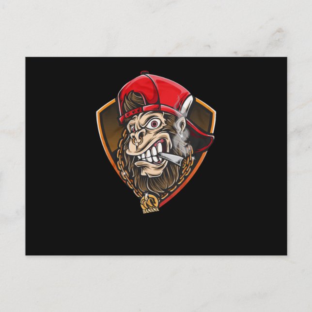 Cartão Postal Swag Gorilla (Frente)